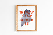 "The Way Camp Should Be" Art Print by Gert & Co