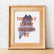 "The Way Camp Should Be" Art Print by Gert & Co