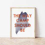 "The Way Camp Should Be" Art Print by Gert & Co