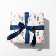 Watercolor Seaside Gift Wrap