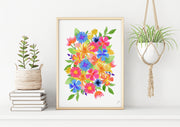 Bright Wildflower Print by Gert & Co