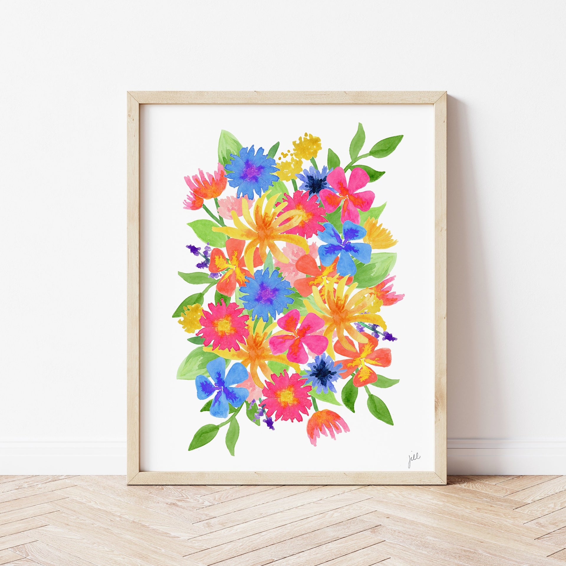 Bright Wildflower Print by Gert & Co