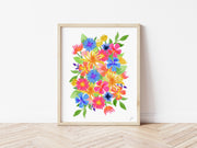 Bright Wildflower Print by Gert & Co