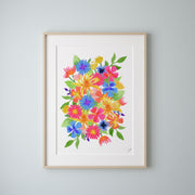 Bright Wildflower Print by Gert & Co