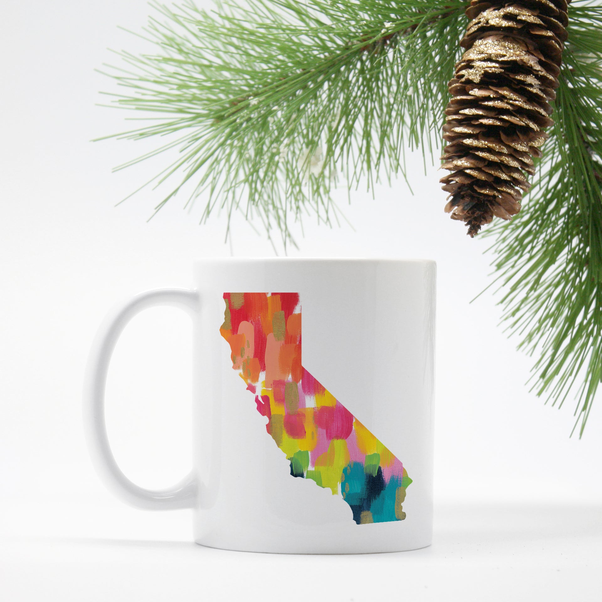 California Pride Rainbow Coffee Mug by Gert & Co