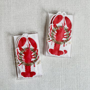 Holiday Lobster Gift Tags, Set of 6
