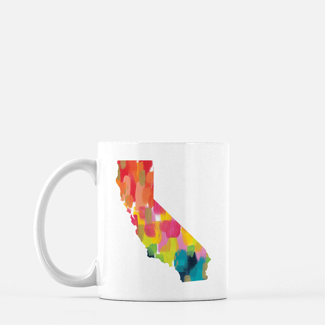 California Pride Rainbow Coffee Mug by Gert & Co