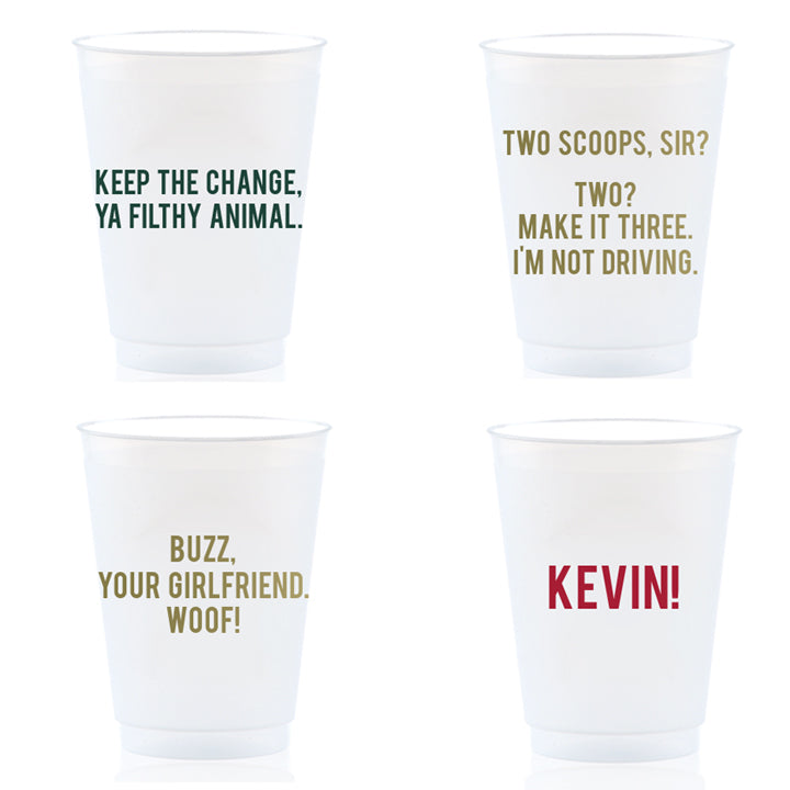 "Home Alone" Holiday Party Cups