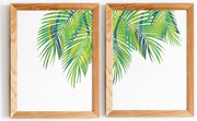 Tropical Palm Leaves Print Set by Gert & Co