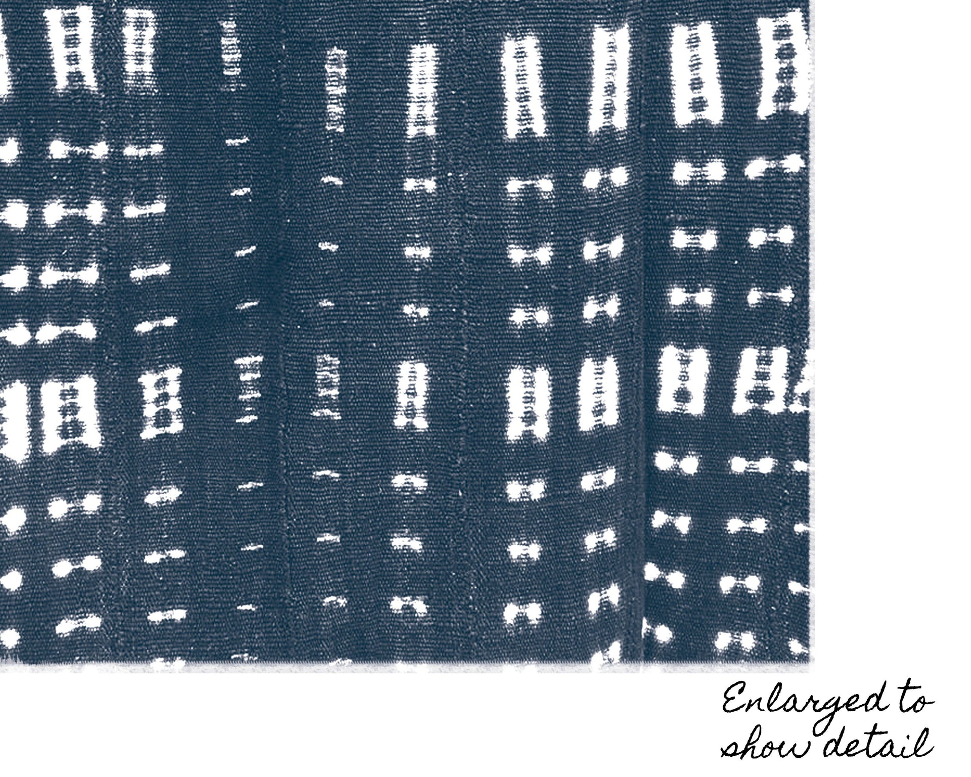 mud cloth fabric print detail image by Gert & Co