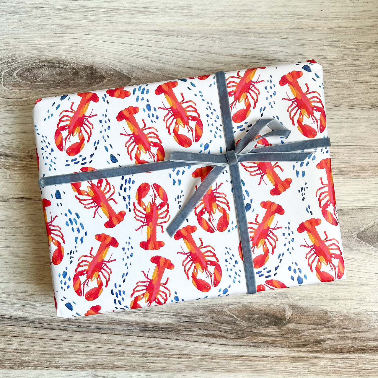 Lobsters in the Surf Gift Wrap by Gert & Co