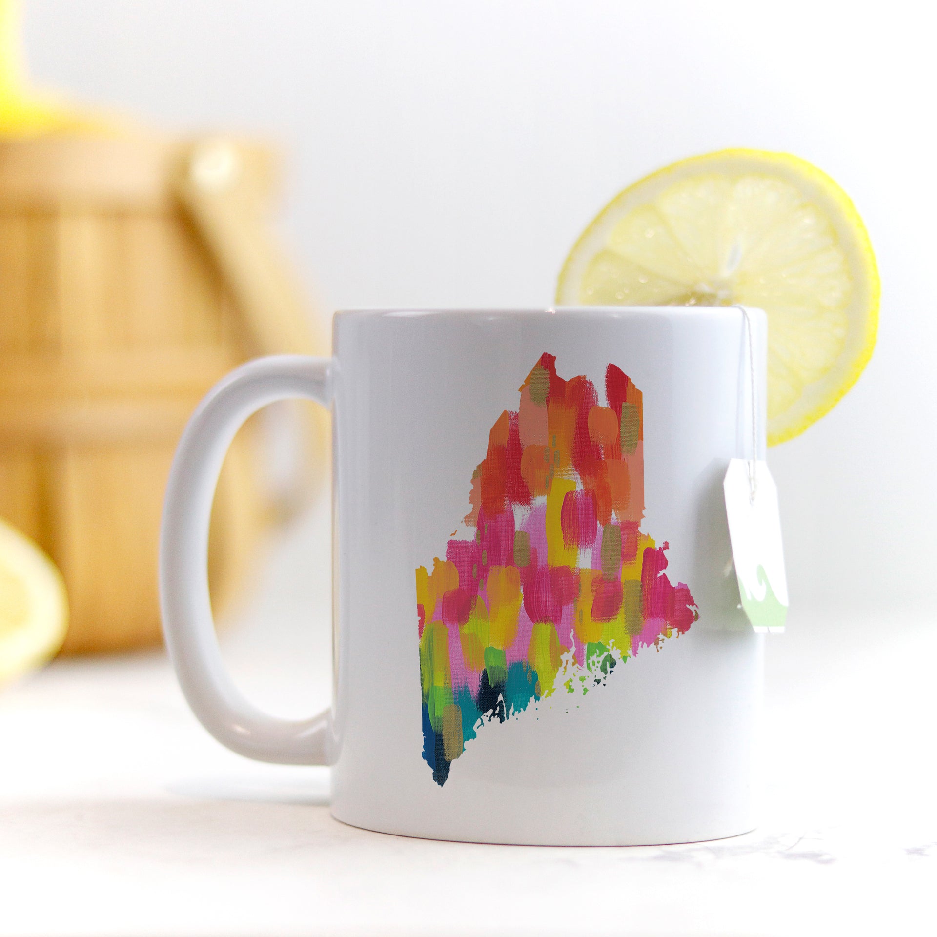 Maine Pride Rainbow Coffee Mug by Gert & Co