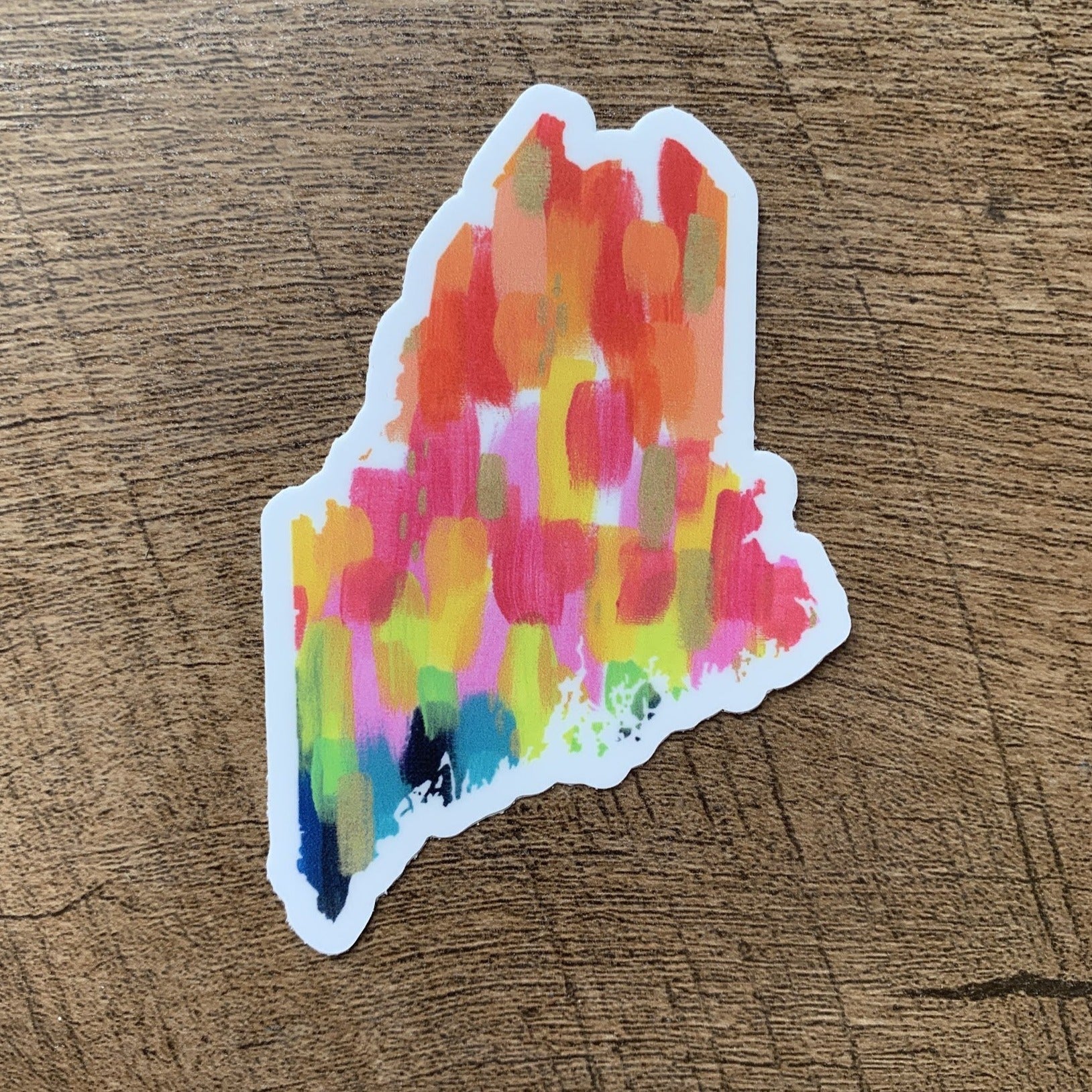 Maine Rainbow Pride Sticker by Gert & Co