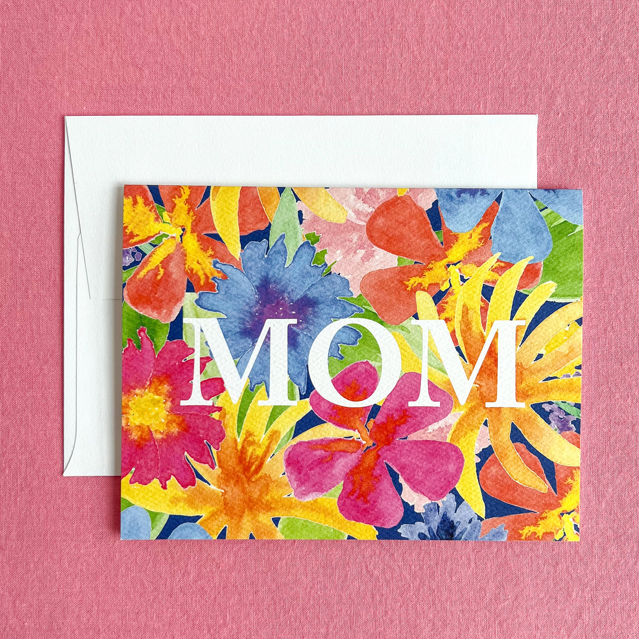 'Mom' Wildflowers Greeting Card by Gert & Co