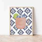 Moscow Mule Bar Cart Art by Gert & Co