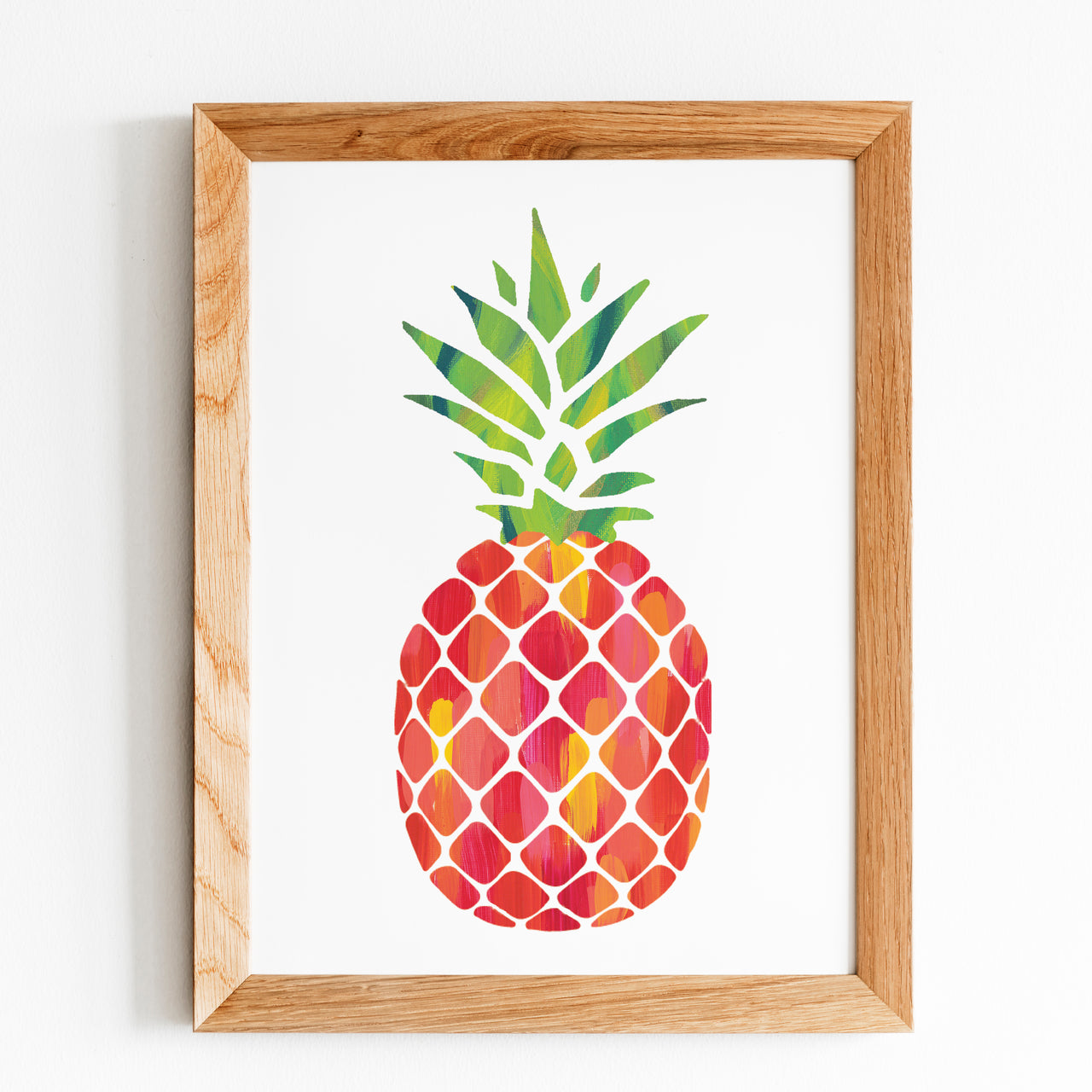 Bright Pink Pineapple Print by Gert & Co