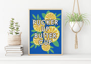 Pucker Up Butter Cup Lemon Print by Gert & Co