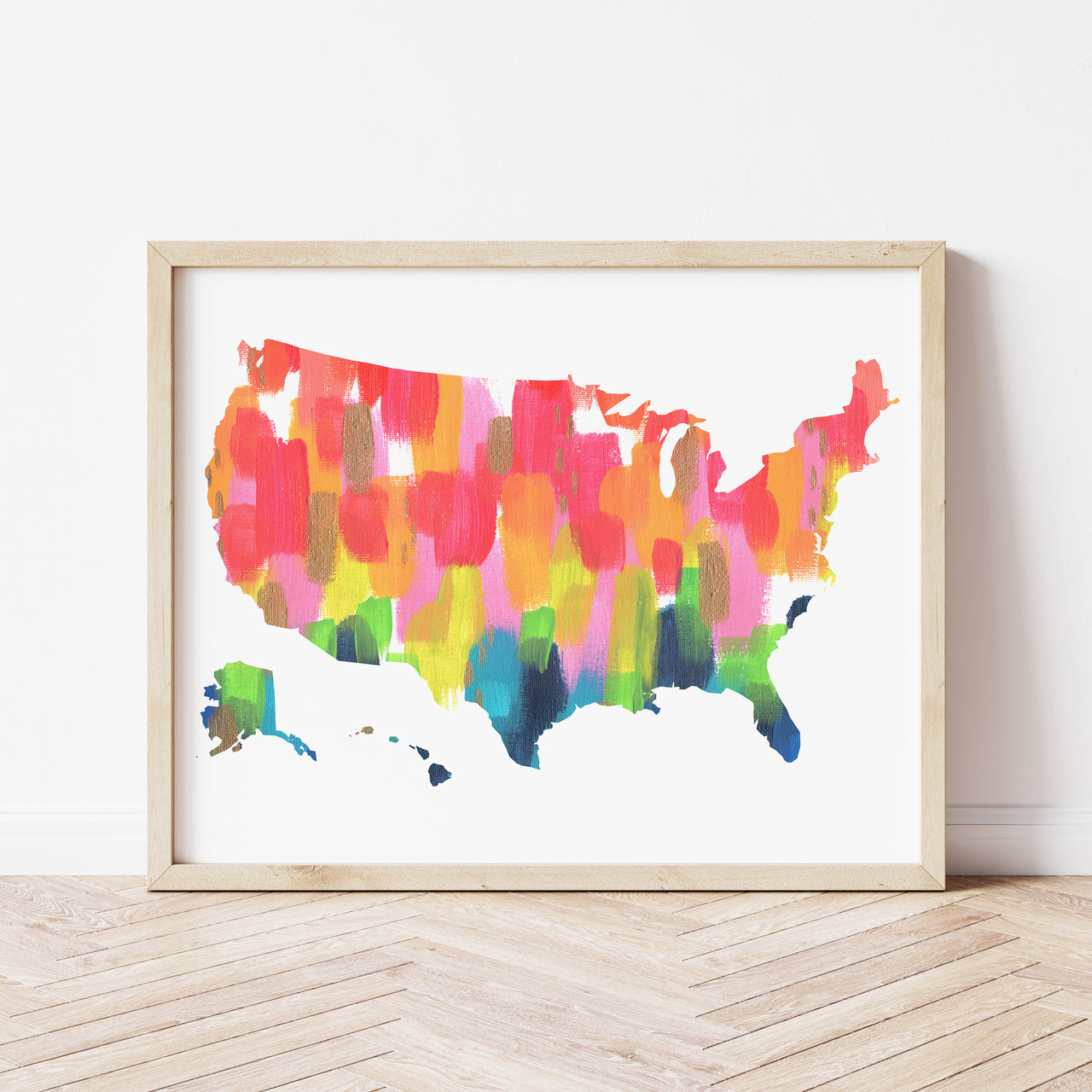 Rainbow USA Print By Gert & Co