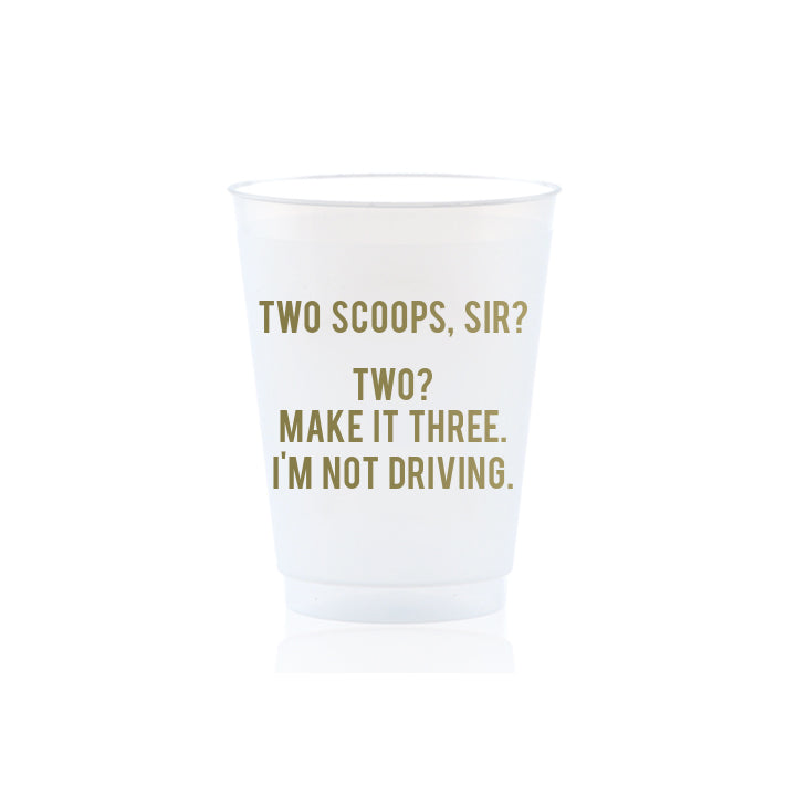 Two Scoops Holiday Party Cups