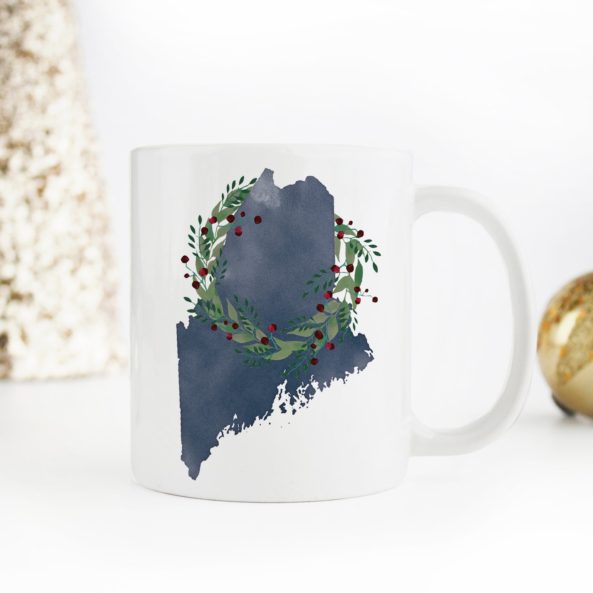 There's no place like Maine for the holidays Mug by Gert & Co