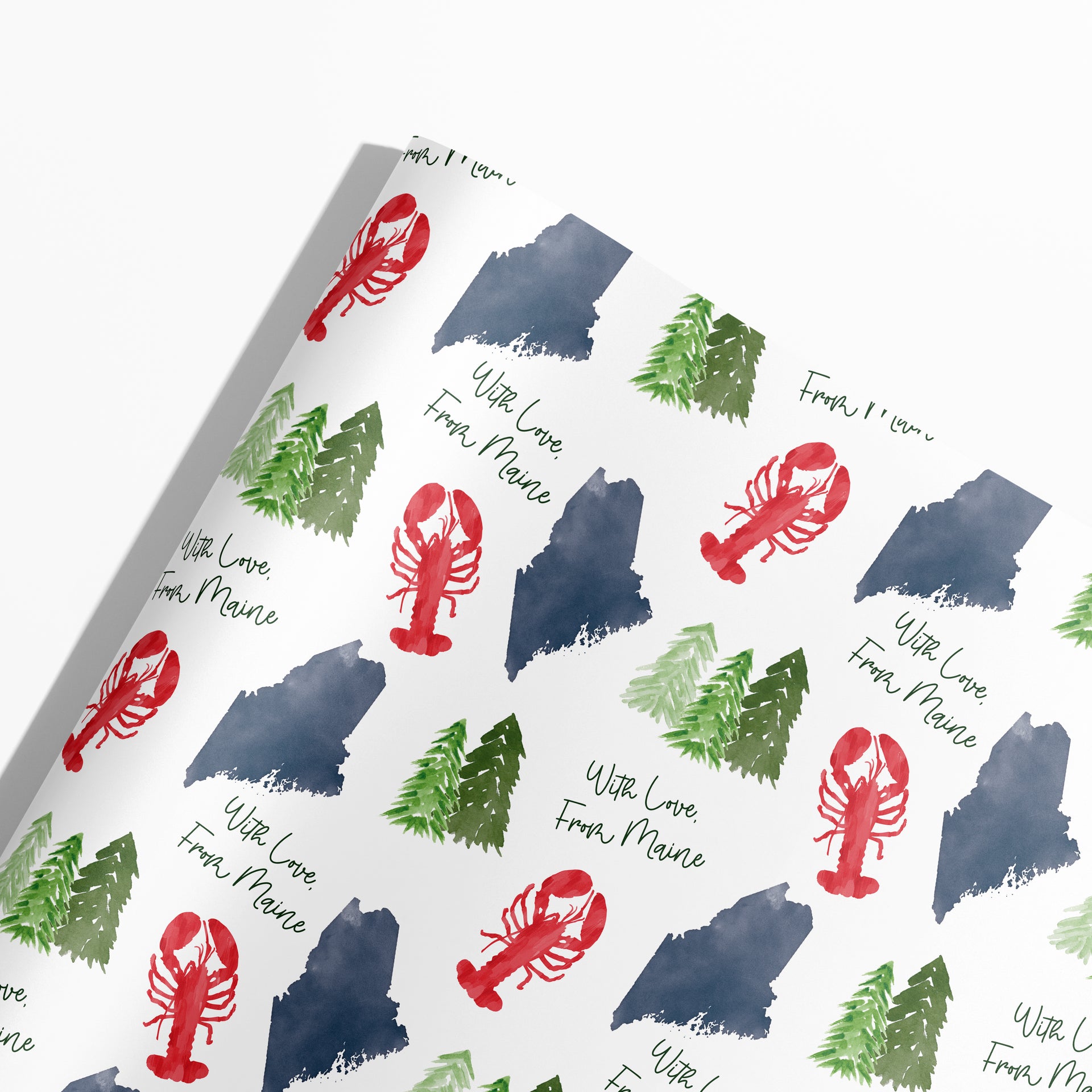 With Love From Maine Gift Wrap by Gert & Co